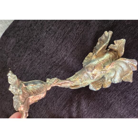 1990's Arthur Court candle holders, vintage set, Leopard and Elephant - Picture 12 of 14